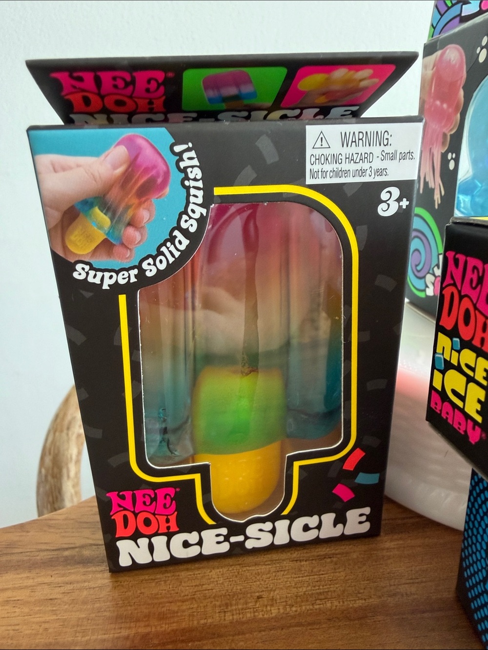 NeeDoh viral Squish Sensory Bundle - Jelly Squish, Peace O’ Cake, Nice-sicle - Picture 5 of 5